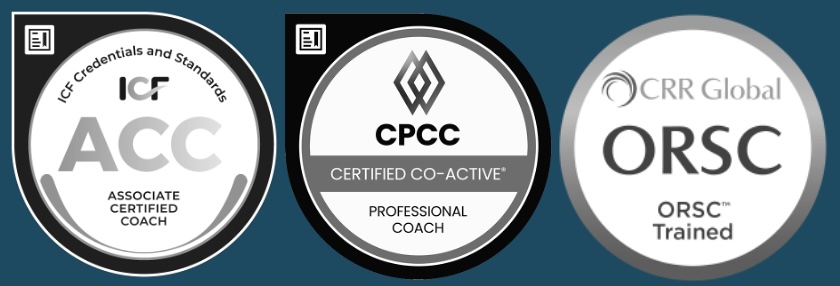 Coaching certifications: ACC, CPCC, ORSC